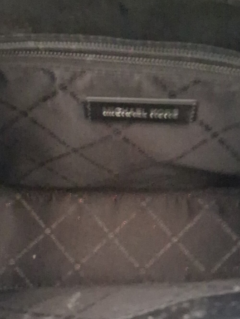 EUC Michael Kors Black and Gray Ombre MK Logo Tote/ Crossbody - Picture 3 of 5